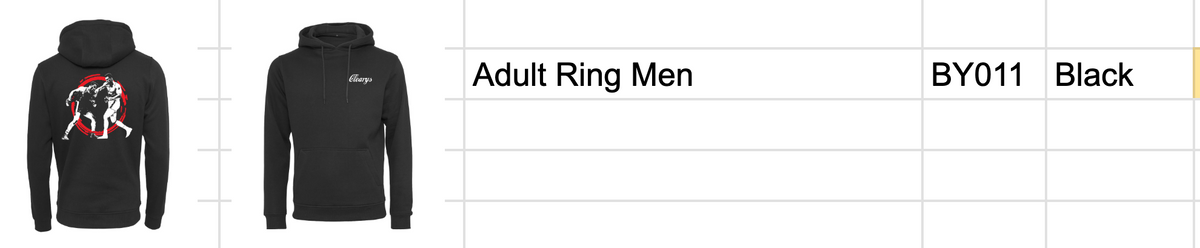 Adult Ring Men Hoodie (unisex) - BY011
