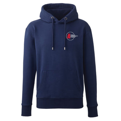 Forces Luxury Heavyweight Organic Cotton Hoodie Oxford Navy (AM001)
