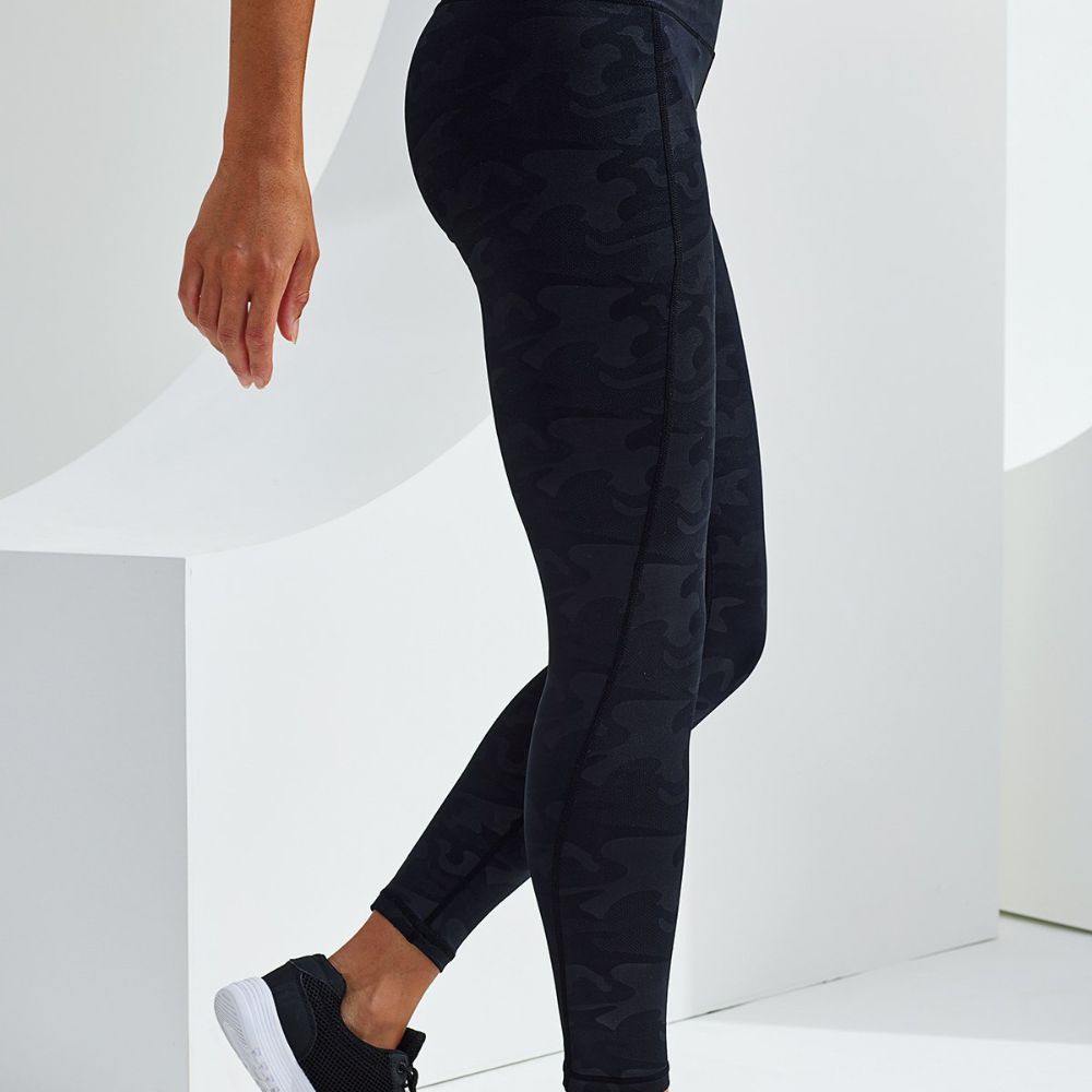 Forces Women's Performance Camo Leggings full-length (TR038)