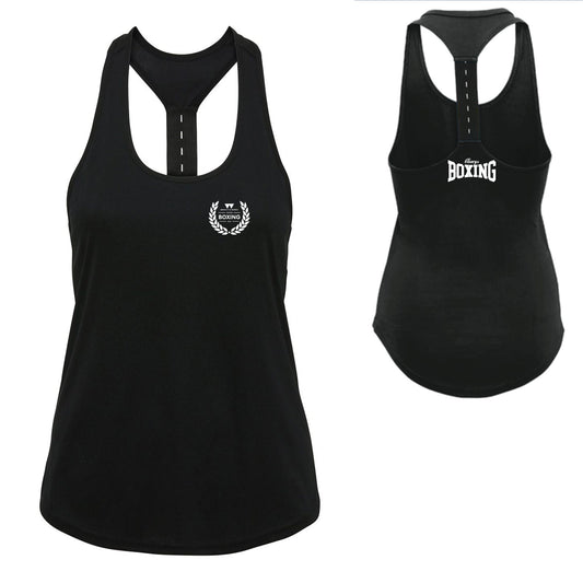 Warwick Uni Amateur Boxing Club – Women's Strap Back Vest (TR027)