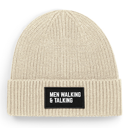 Title: Men Walking & Talking Beanie