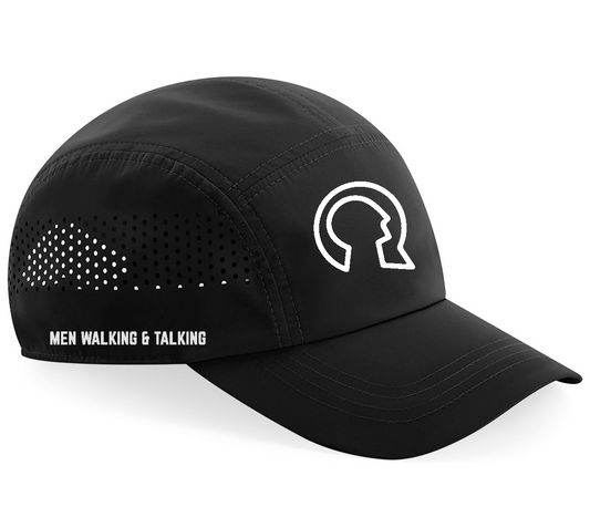 Title: Men Walking & Talking Technical running cap