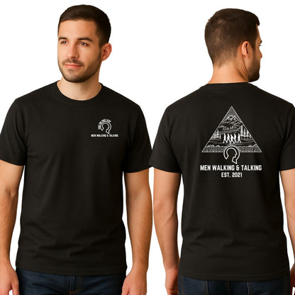 Take the First Step – Men Walking & Talking COTTON T-shirt