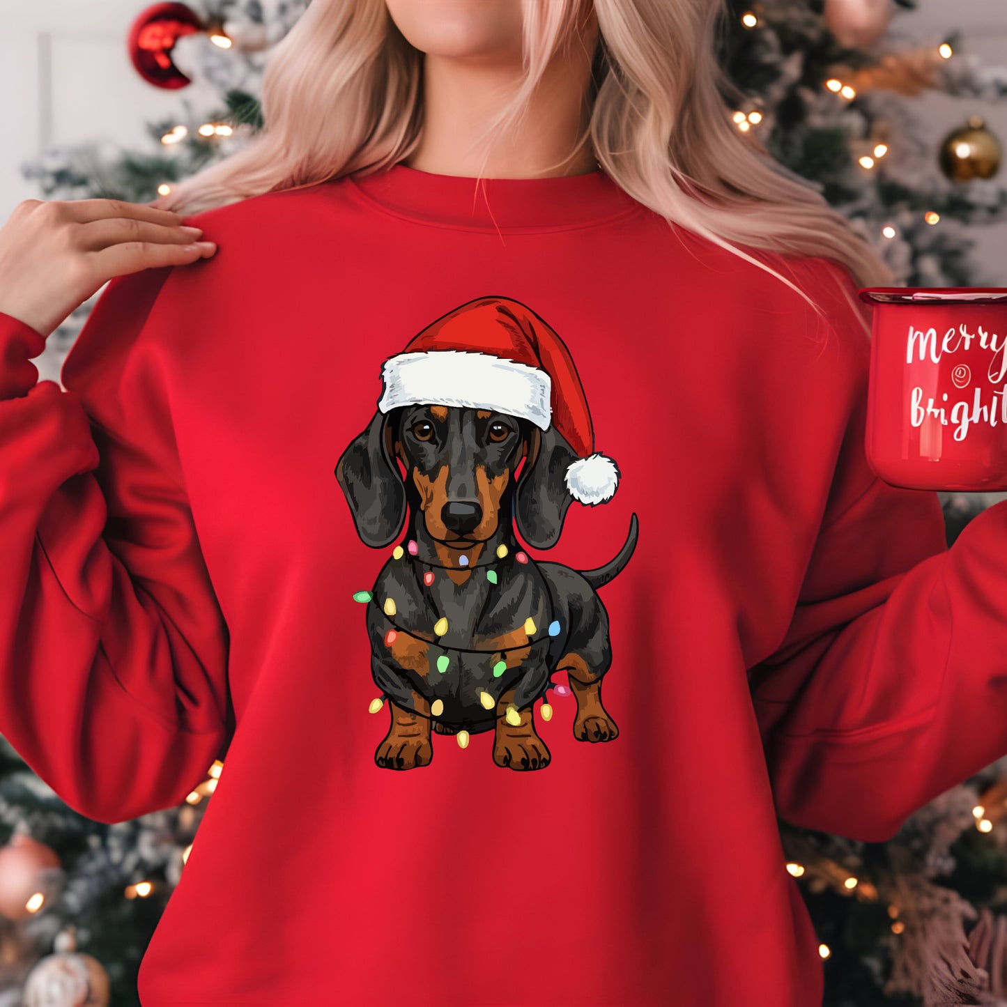 Christmas Sausage Dog Jumper